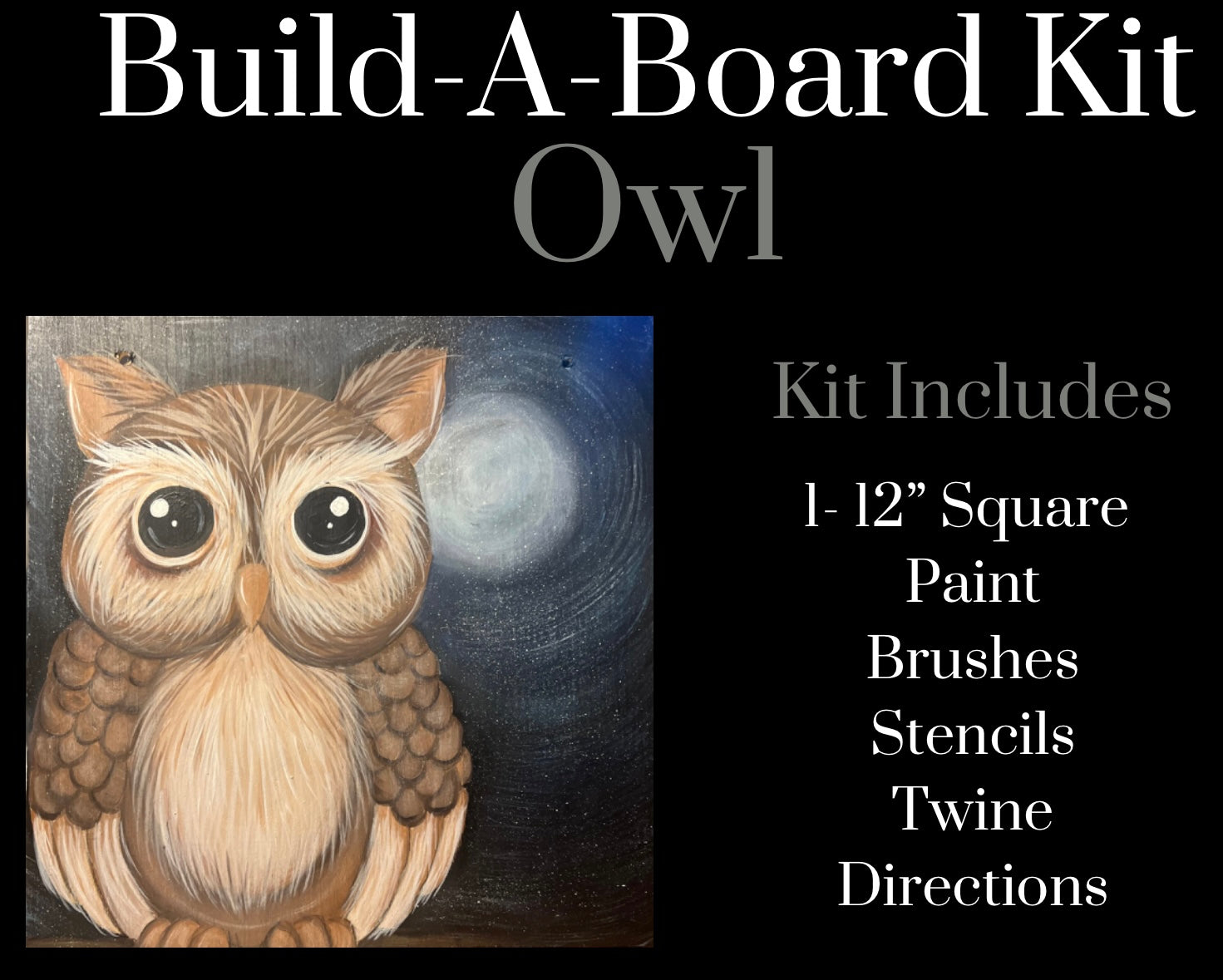 2024 Build A Board Kit Bossard's Board Works