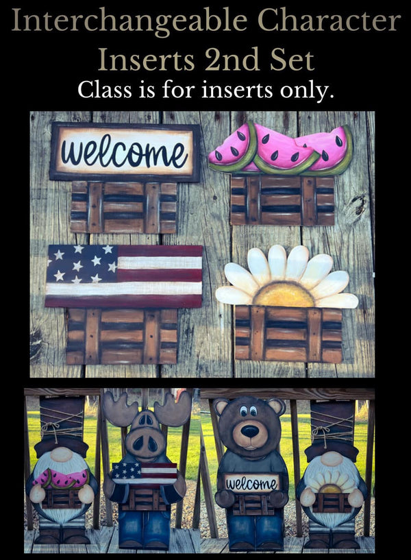 Interchangeable Character Inserts 2nd Set - Bossard's Board Works