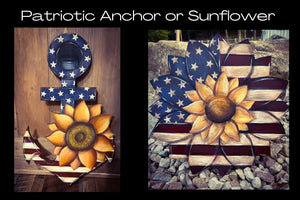 Patriotic Anchor or Sunflower