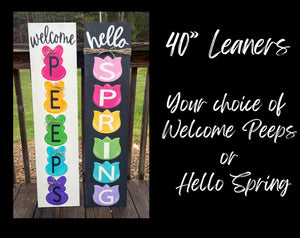 Peeps or Spring Leaner April 17, 2025