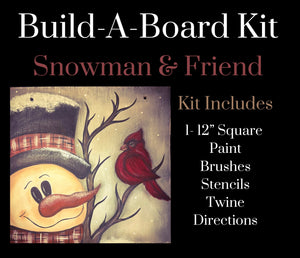 Snowman & Friend Build a Board Kit