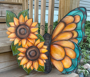 Sunflower Butterfly August 7, 2025