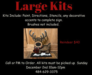 Tabletop Reindeer DIY Kit Pick Up