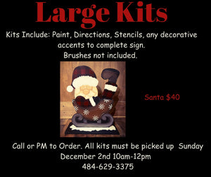 Tabletop Santa Sled DIY Kit Pick Up