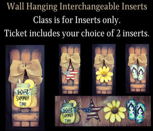 Wall Hanging Inserts 2nd Set May 31, 2023