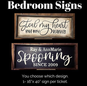 Bedroom Sign