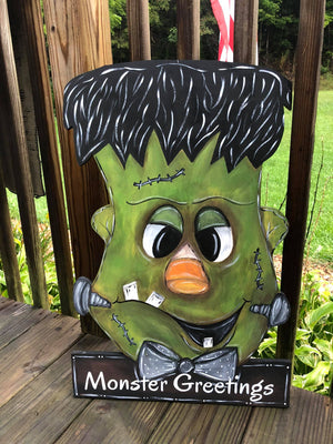 Frankenstein Door Hanger