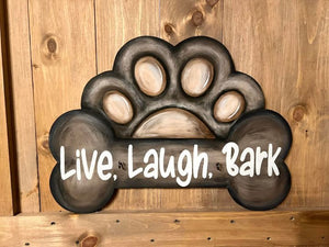 Live Laugh Bark Leash Holder