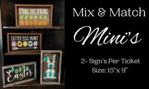 Mix and Match Mini's March 15, 2023
