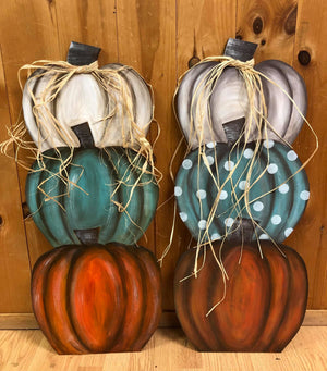 Stacked Pumpkins October 7, 2021 (SOLD OUT)