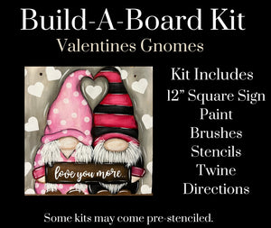 Valentine Gnome Build A Board Kit (CLOSED OUT)