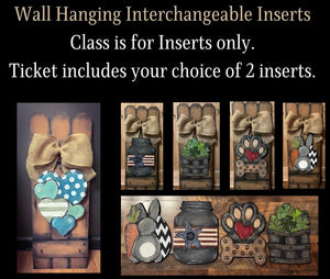 Wall Hanging Inserts March 7, 2023 (SOLD OUT)